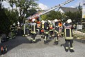 Dachstuhlbrand Koeln Poll Geislarerstr P129